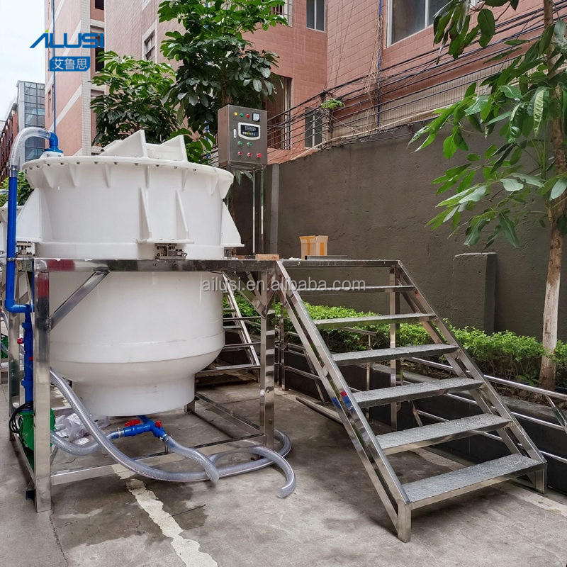 1000L Toilet Bleacher Detergent Making Machine Bleach Hypochlorite Anti Corrosive Mixer Liquid Chemical Mixing Tank