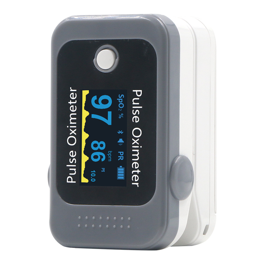 SpO2 / PR Alarm Fingertip Pulse Oximeter With Auto Power Off Battery Life Real Time