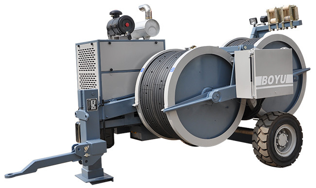 Overhead Line Stringing Equipment Cummins Max Continuous Pull 2x50kN Hydraulic Tensioner