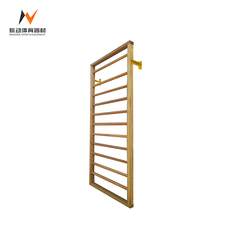 Sturdy Construction Indoor Wooden Ladder for Gymnastics 9 Stepper Wall Home Exercise
