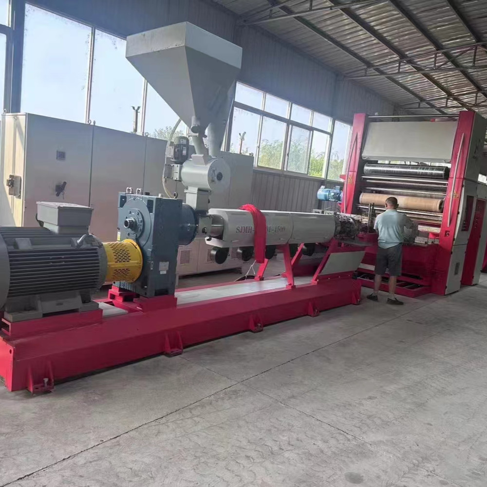 Automatic Second Hand Tape Flat Yarn Extrusion Line For PE PP Woven Bag