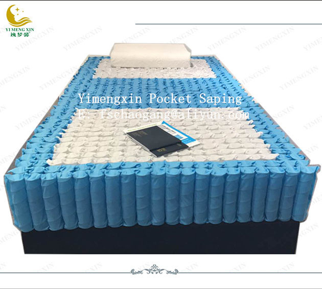 3 Zones Combination Pocket Spring Unit For Bed Mattress 178x198x18cm