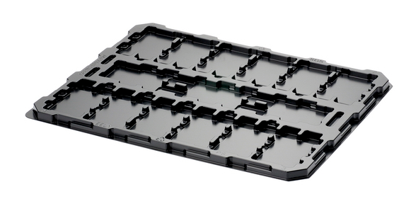 ESD Vacuum Forming Antistatic Plastic Blister Packaging Tray For Electronic