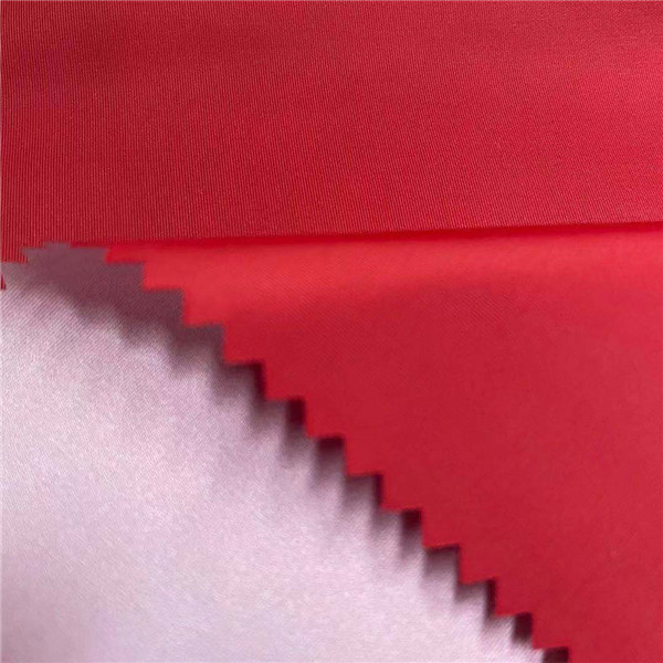 75DX320D Taslon Recycled Polyester Material 189T 144gsm 150cm Milky Coating