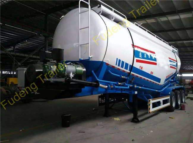 60 ton Bulk Cement Tanker Trailer transport powder, silos cement trailer