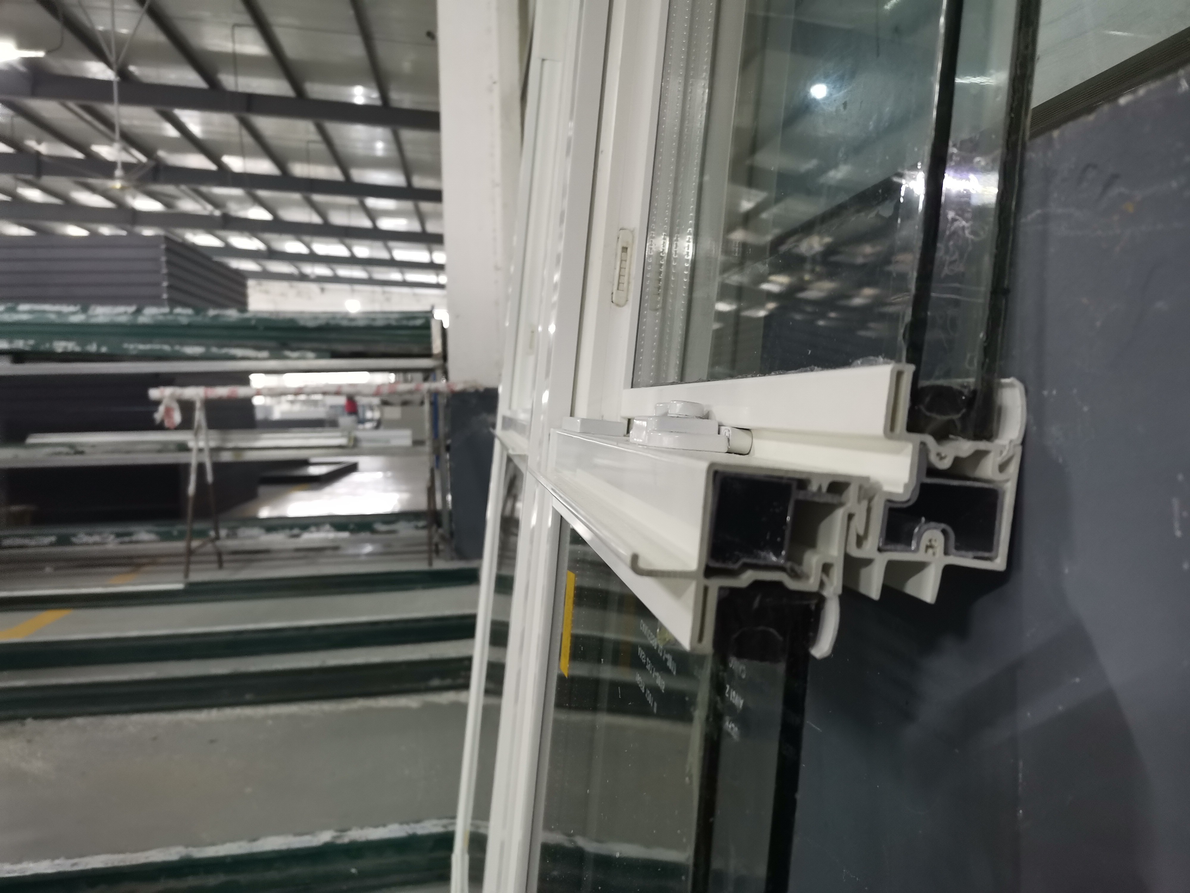 Interior Residential Vinyl Single Hung Double Hung Window uPVC Windows