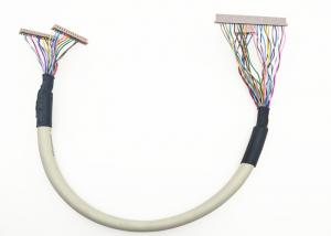 China DF14-30S-1.25C Lvds Extension Cable 4 Pin Jst - XH Connector To 15 Pin 2*DF13-15S Y on sale