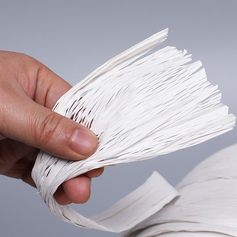 Fire Rsistant Free Halogen PP Filler Yarn Milky white 9KD-300KD OI-28