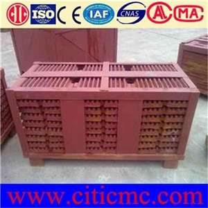 High Manganese Mn13Cr2 30 Tooth Jaw Crusher Jaw Plate Castings And Forgings