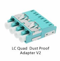 6 Port LC Quad Dust Proof Adapter V2
