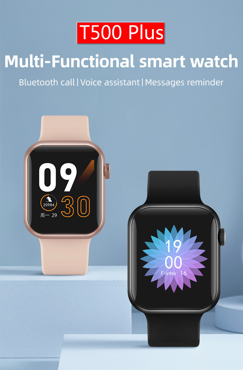 170mAh IPS 320x240 Full Touch Smartwatch IWO 10 T500 Plus BT3.0