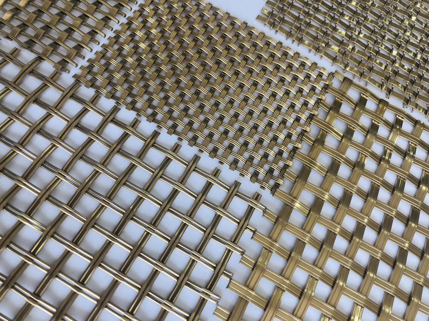 Customized Different Weaving Methods Stainless Steel Panel For Wall Decorative Mesh