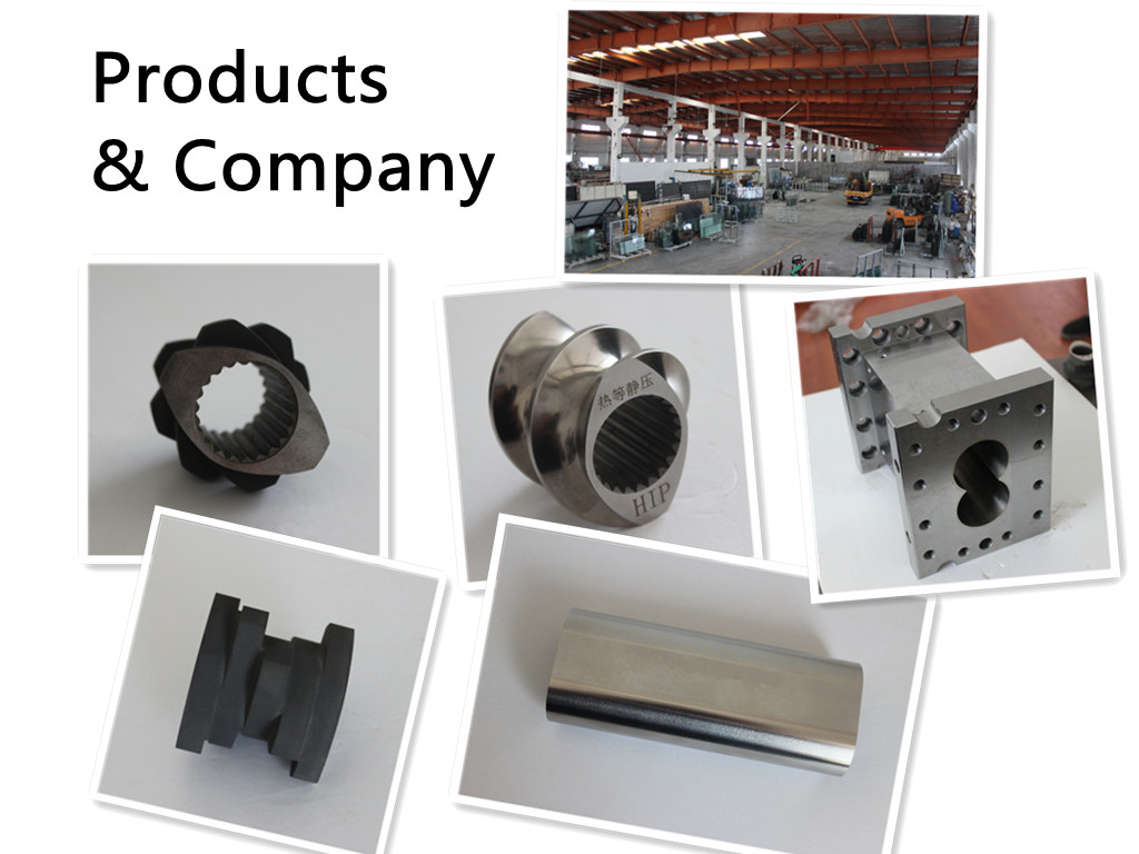 Bimetallic Screw And Barrel For Plastic Extruder Machines