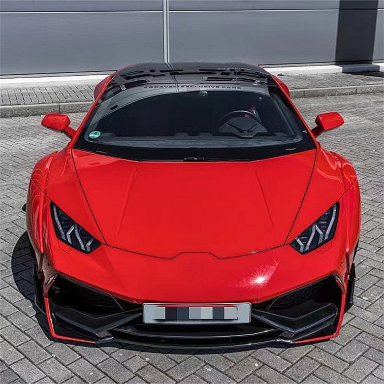 For Lamborghini LP580 LP610 Carbon Fiber Widebody Kit LP580 LP610 Upgraded PD-style Front and Rear Bumper Spoiler Widebody