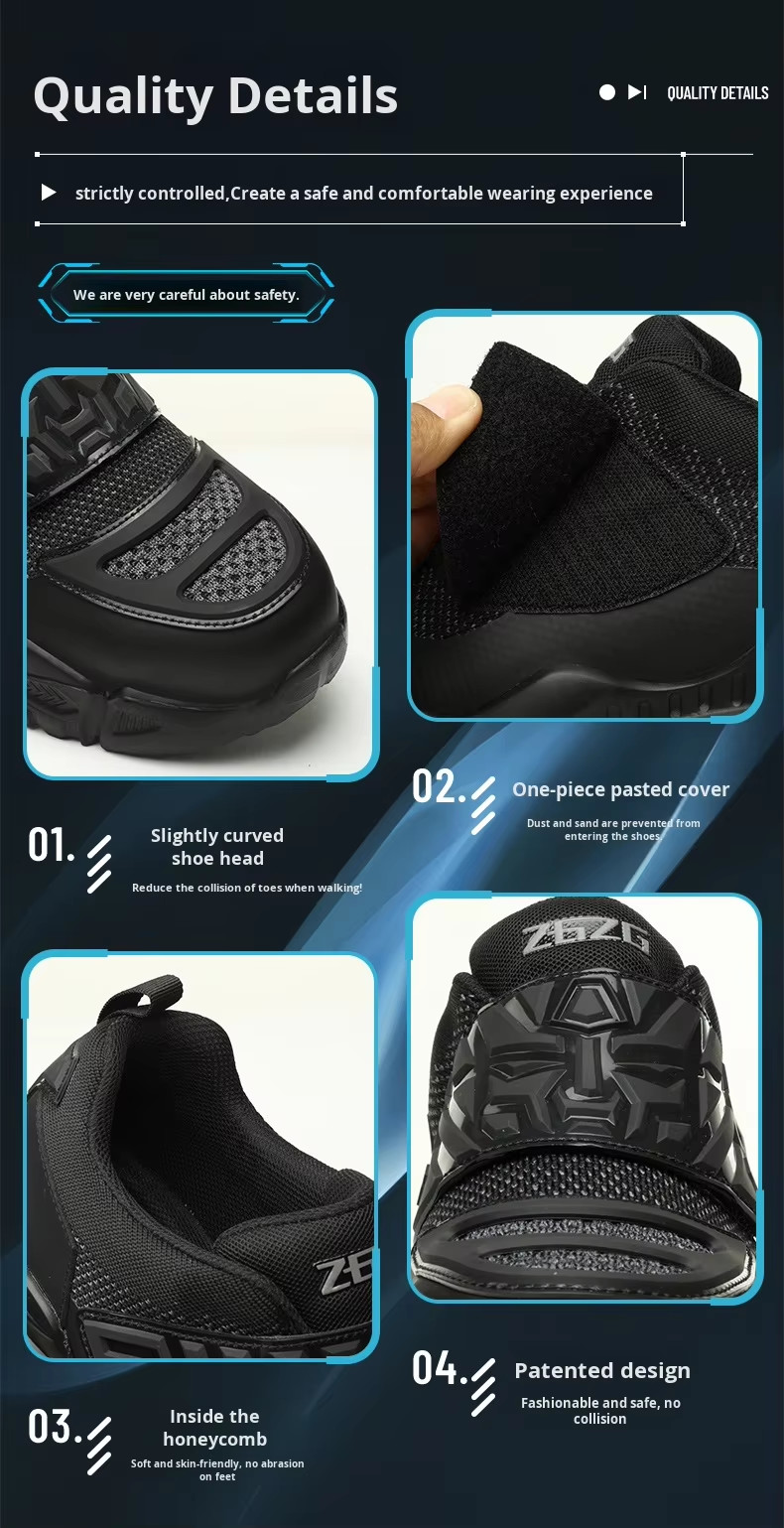 Electrical Safety Shoes Men'S Insulated 6kv Work Shoes TPU Mesh With Kevlarr Anti Stab Safety Shoes Plastic Toe Anti-smashing