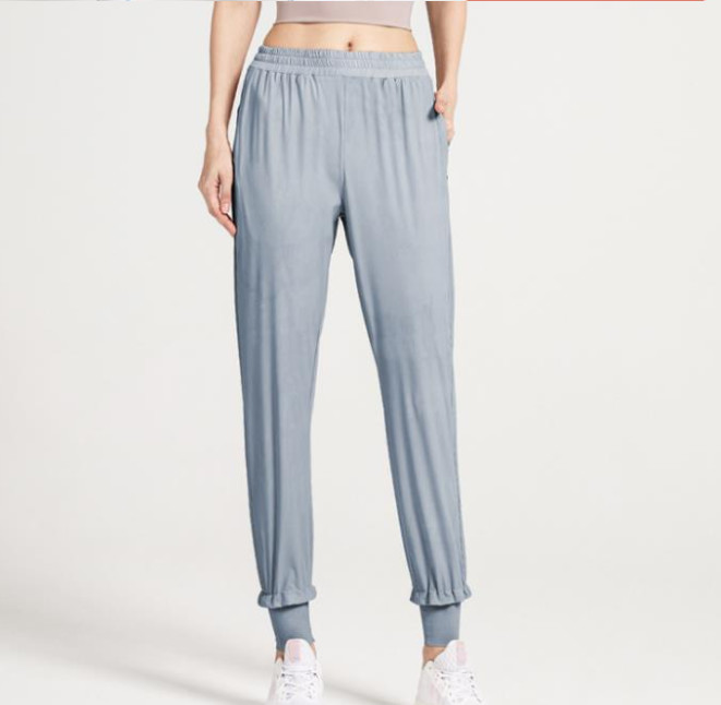 100% Nylon Women'S Sportswear Pants Sportswear Joggers Plain Color Casual Harem