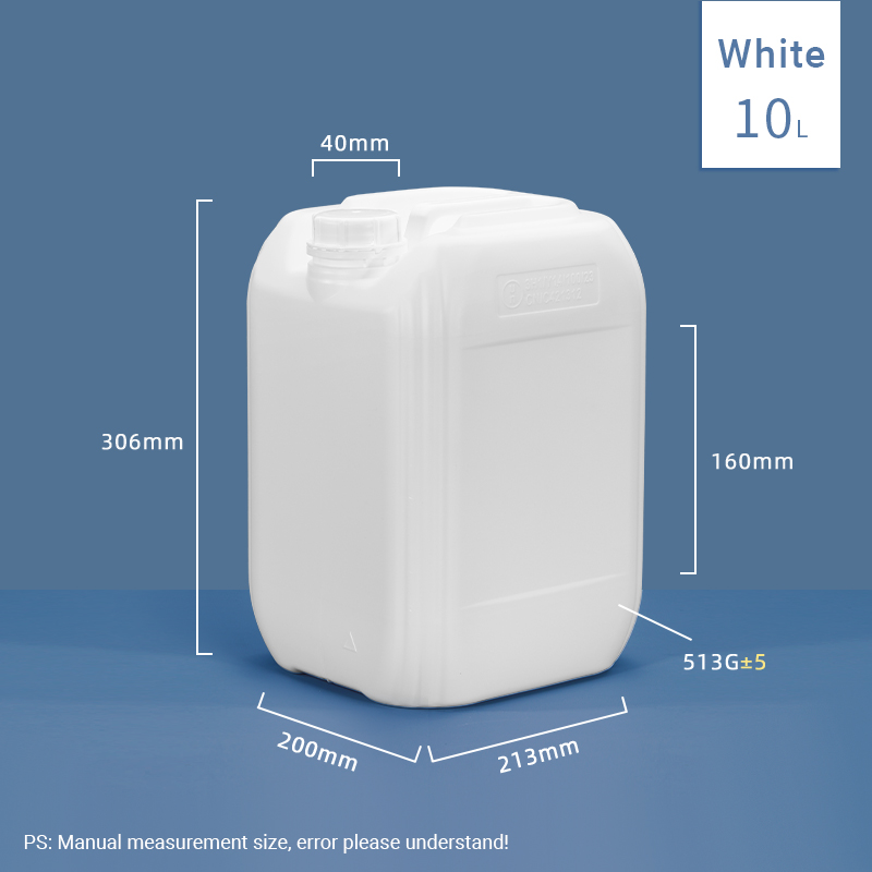 200ml Customized Round White HDPE Plastic Bottles for Pesticides and Detergent Liquid