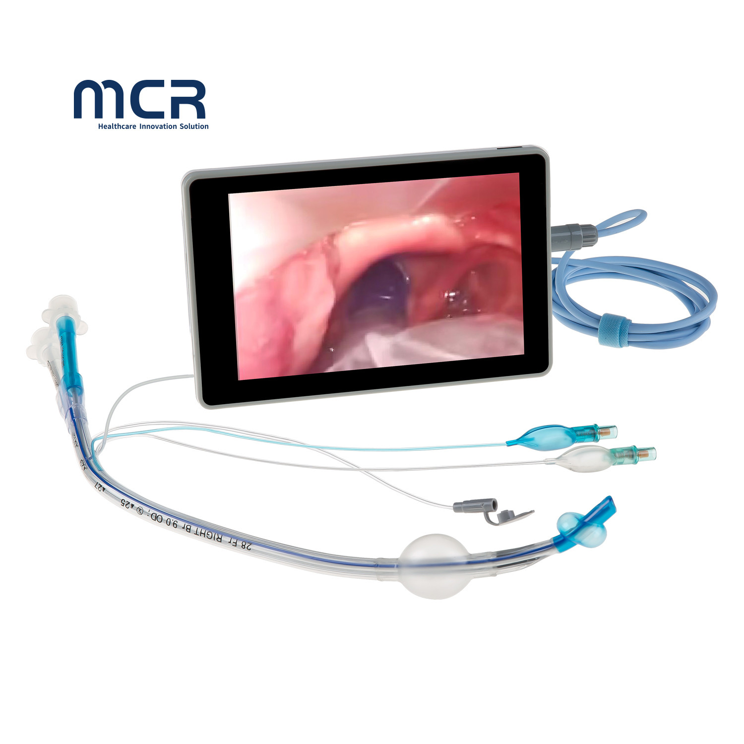 Disposable Visionable Channel Endobronchail Tube With Cuff