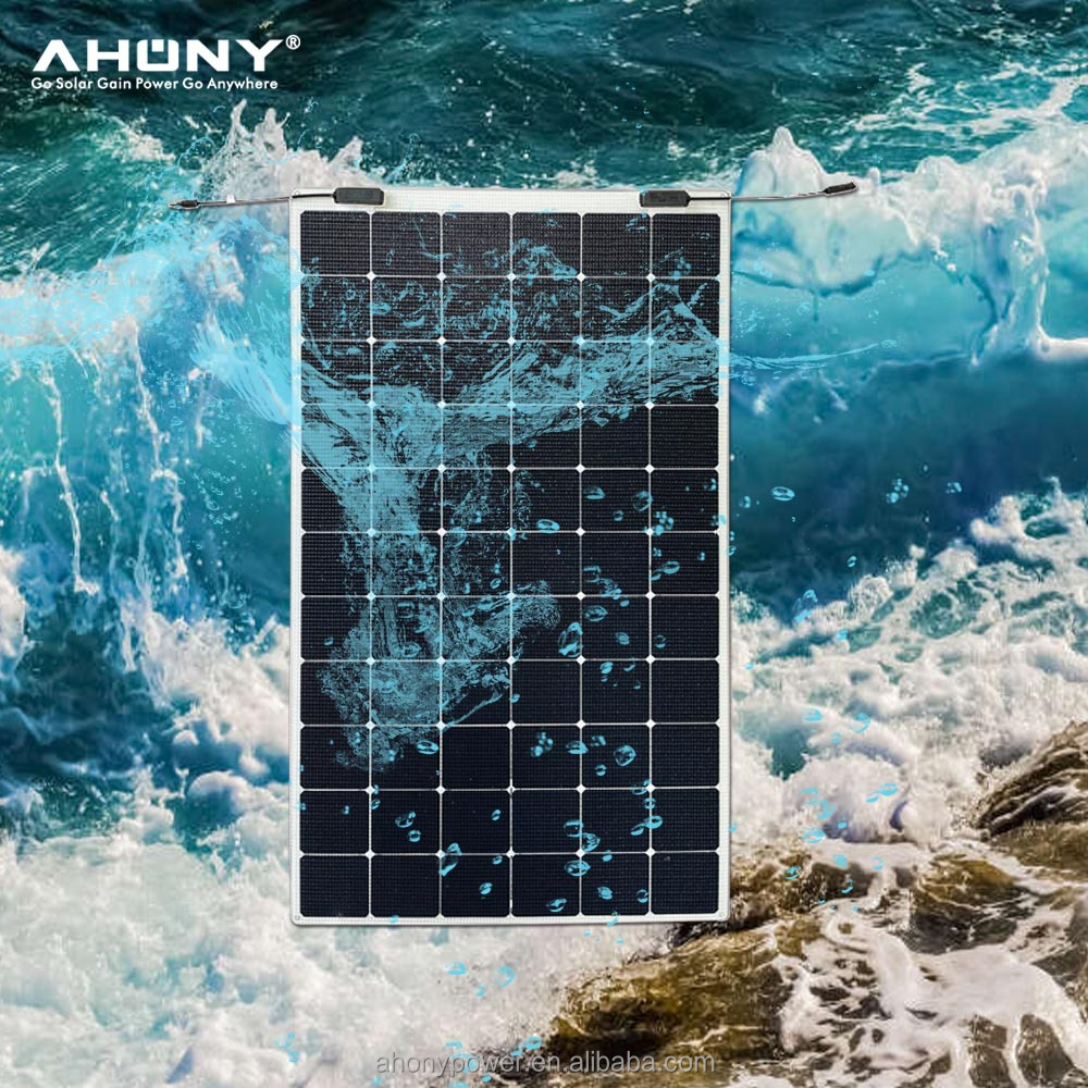 Walkable 200 Watt Sunpower Flexible Solar Panel For Boat Marina Yacht RV Camping