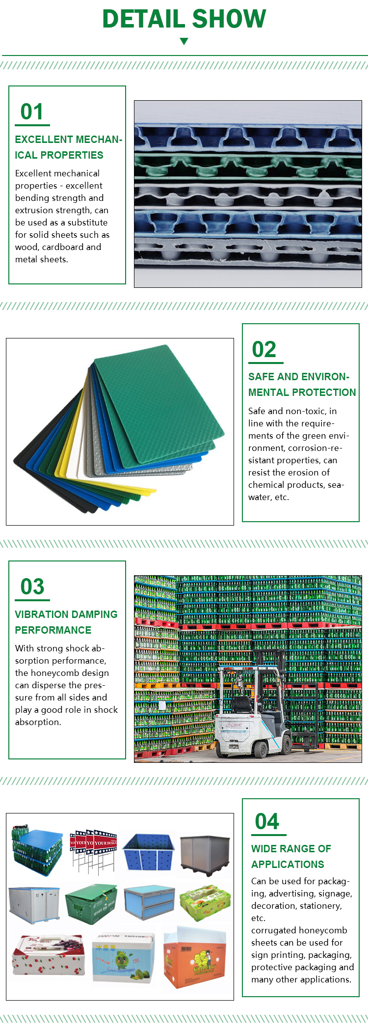 Colored Polypropylene Coreflute Sheet 2400mm Yellow Correx Board