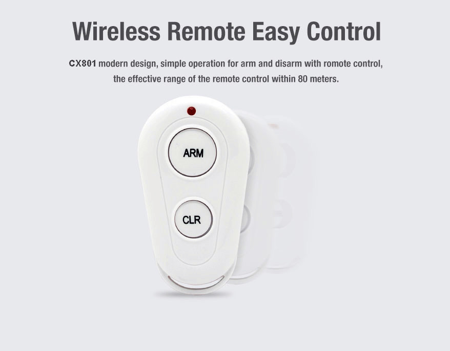 Smart Wireless PIR Motion Sensor Video Recorder with F1.6 aperture CX801