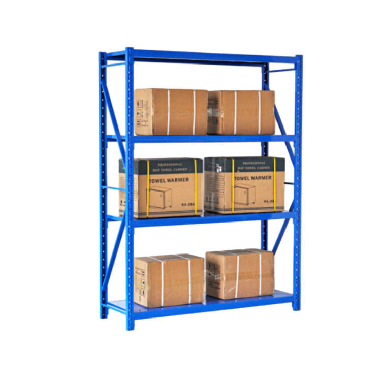 Adjustable 600mm Metal Warehouse Storage Shelves Hold Capacity 4000 Pounds