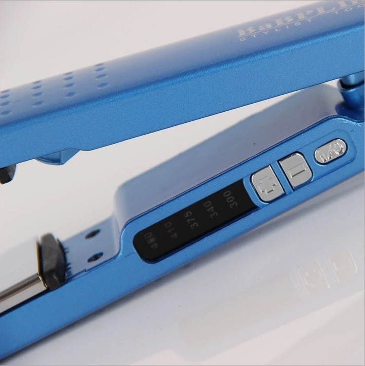 Dual Voltage Digital Hair Straightening Tools Flat Iron Pro Nano Titanium Plated