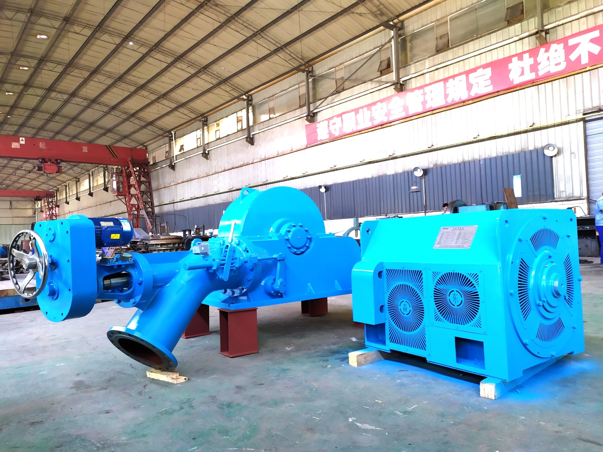 Rated Speed 500-3000rpm Turgo Turbine Generator 5t-20t 1 Year Warranty
