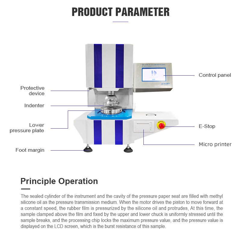 Paper Bursting Strength Tester