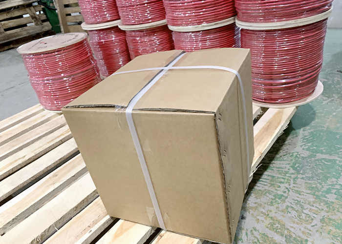 Fire And Smoke Alarm Cable 1.0MM2 Solid Copper Flame Proof PVC Shielded Security Wire