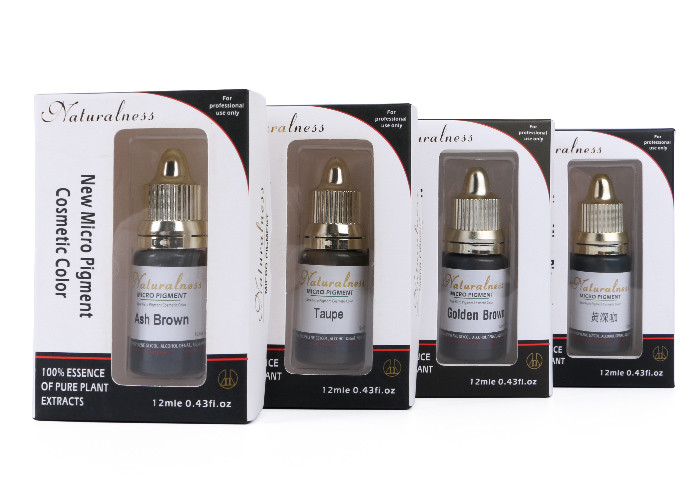 34 Colors Easy Coloring Liquid Permanent Makeup Pigments 12ML / Bottle for Eyebrow / Lip