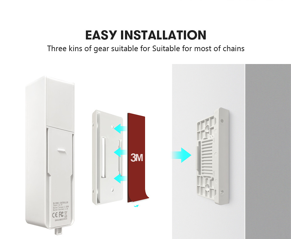 DIY Alexa Google Zebra Blinds Curtain Smart Electric Motor Tuya WIFI smart roller blind motor