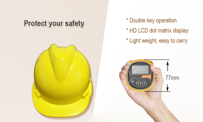 MS104K-S Portable Gas Detector Four In One Ultra Low Power Consumption Protection Level IP65