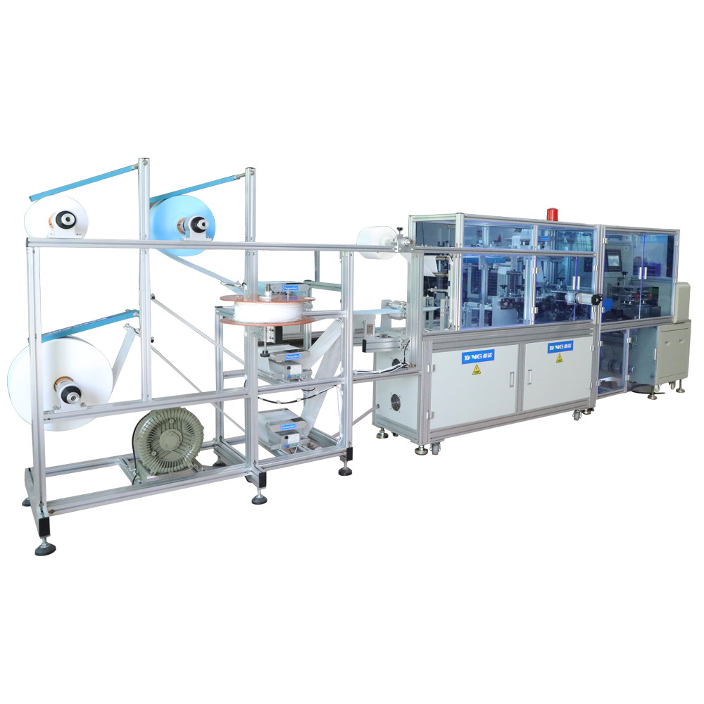 260Pcs/min Non Woven Face Mask Making Machine , CE Mask Manufacturing Machine 13KW