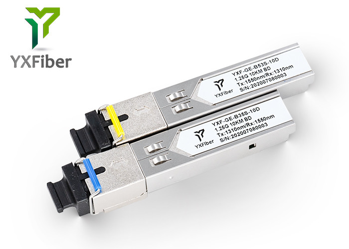 SMF SFP 1.25G 10KM BIDI 1.25G SFP Optical Module Fiber Transceiver