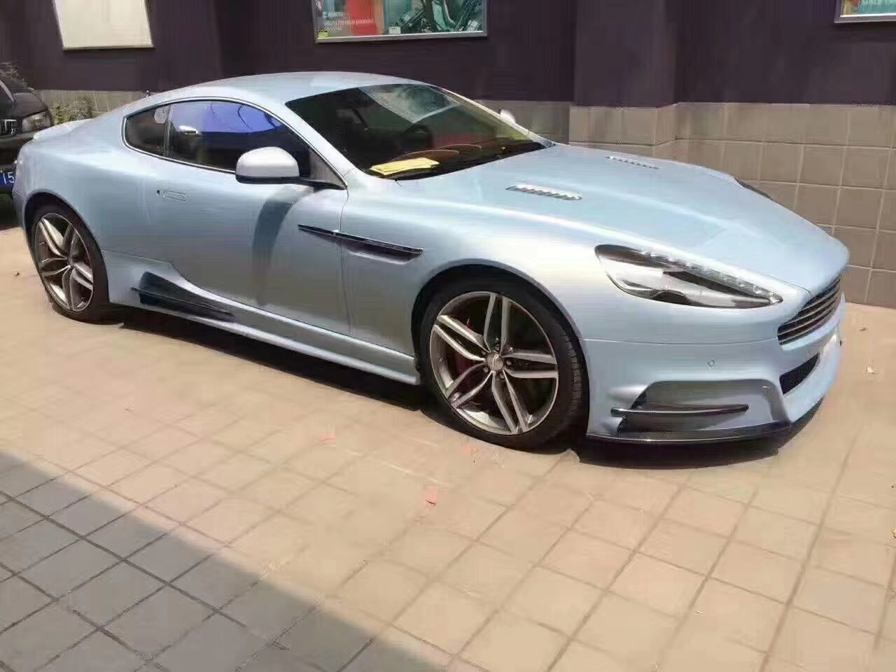 New Product for Aston Martin DB9 Body Kit DB9 Upgraded MSY Style Front and Rear Bumper Side Skirt Carbon Fiber Body Kit