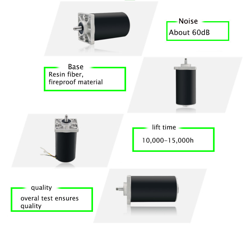 500W Brushed Electric Permanent Magnet DC Motor With Temperature Control