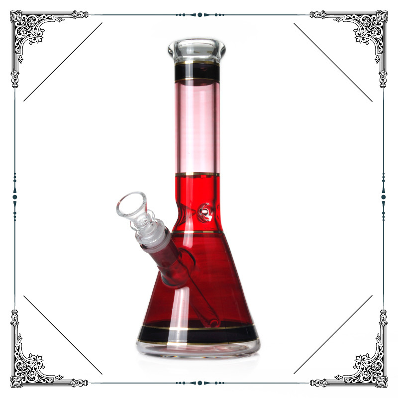 Colorful Beaker Glass Bong With Ice Cathcer Bongs For Smoking Water Pipe New Glass Hookah Pipes
