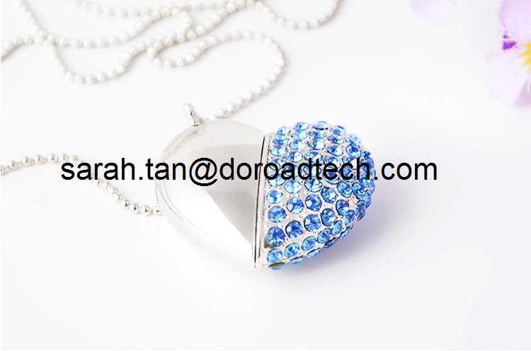 Heart Shape Jewelry USB Flash Drives