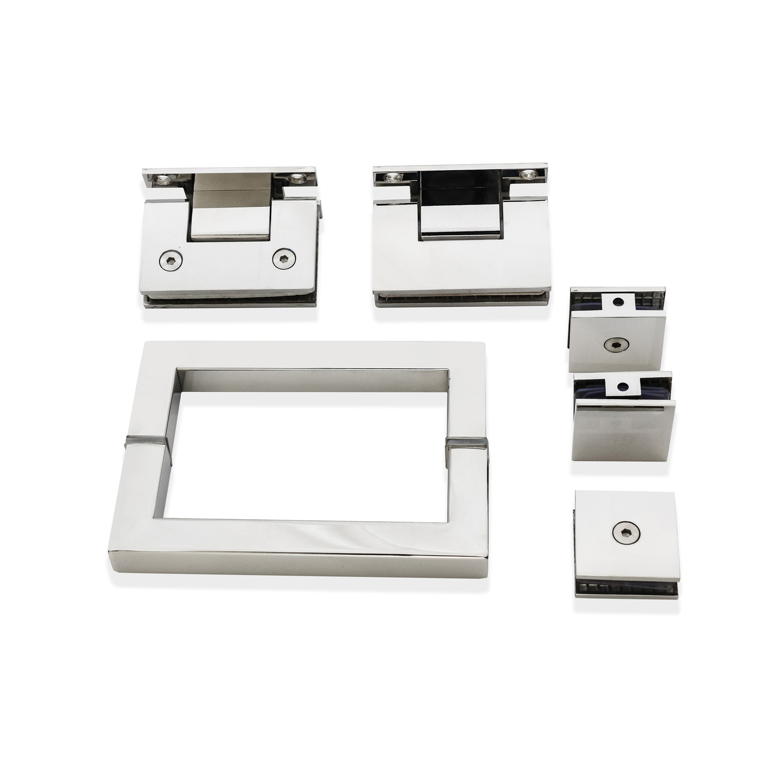Stainless Steel Shower Hinge in PSS/Matt Black/Stain Finish for Shower Door Hardware