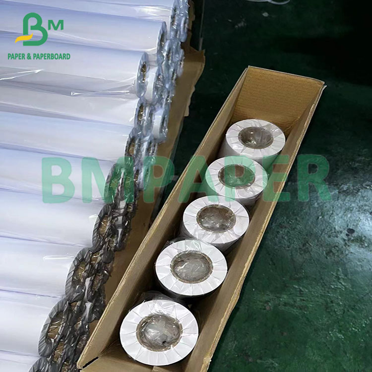20LB 24"*150'  CAD INK JET ROLLS Bond White 80gsm Plotter Paper For Engineering Paper