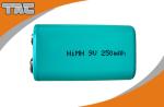 High Capacity Ni MH Batteries 9V 250mAh / Nickel Metal Hydride Rechargeable
