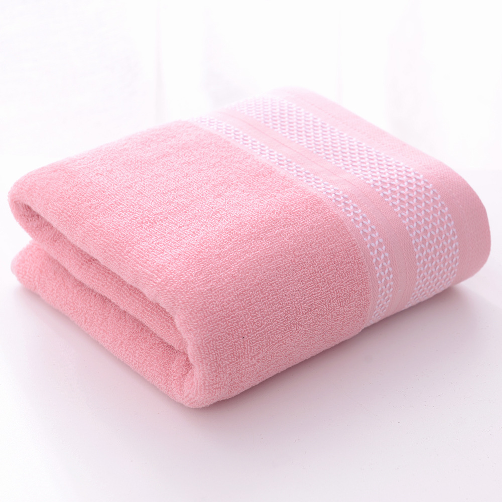 Thickened Plain Color Beauty Salon Gift Advantage of Soft Absorbent Cotton Bath Towel