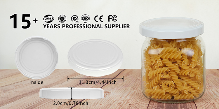 Cap Free Sample 63mm Gold Golden Metal Lug Lid