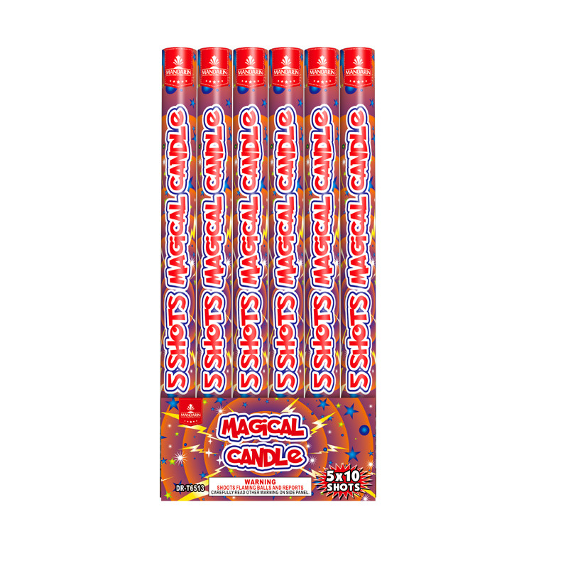 Liuyang 5 Balls Magical Roman Candles Fireworks AFSL Certified