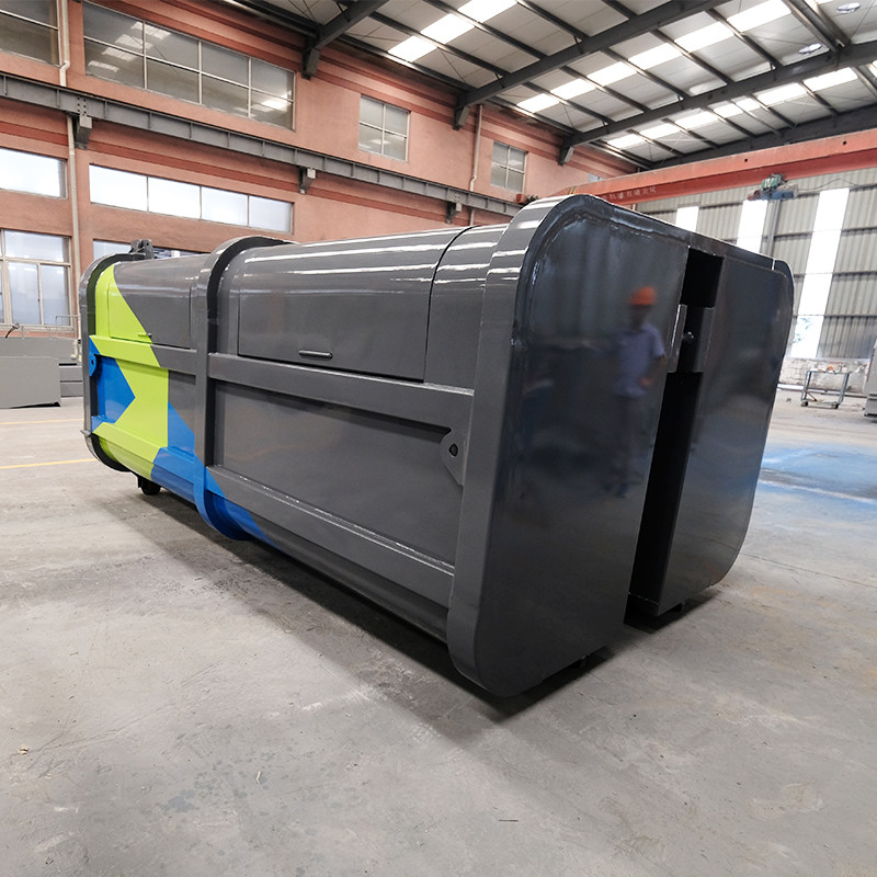 Lift Large Garbage Bin Sorting And Recycling Large Garbage Containers Refuse Collector
