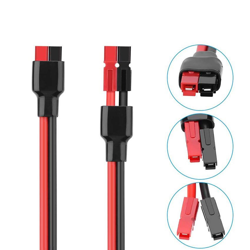 IP67 VDE RV Solar Power Cable PV Solar Connector To Goal Zero Unipolar Plug