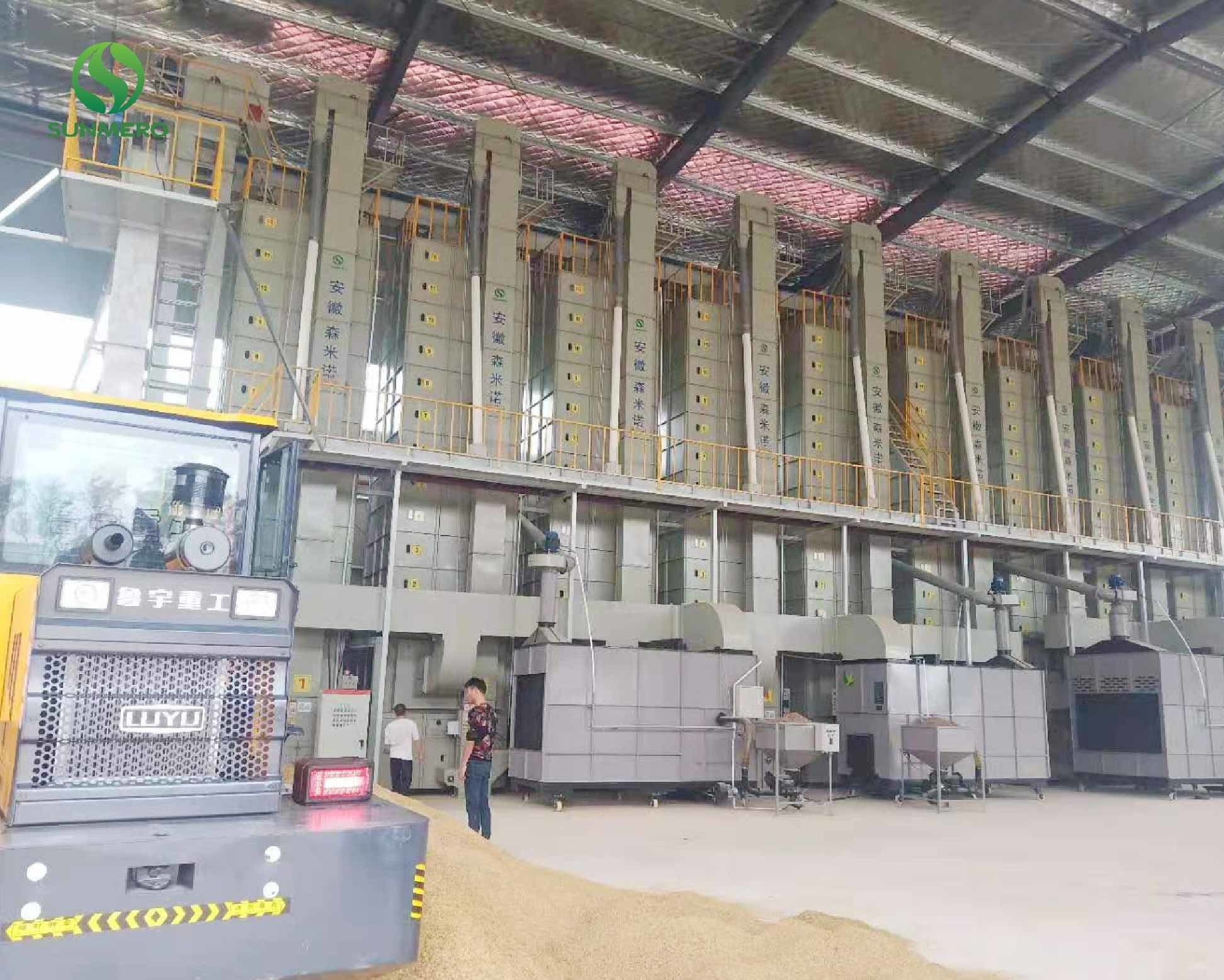 Multifunctional High Drying Efficiency Corn Drying Systems Of 17 Tons