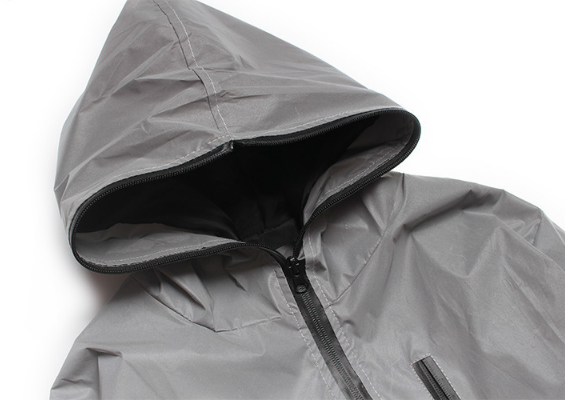 Young People Mens Reflective Jacket Outdoor Soft Shell Plain Color Thin Design