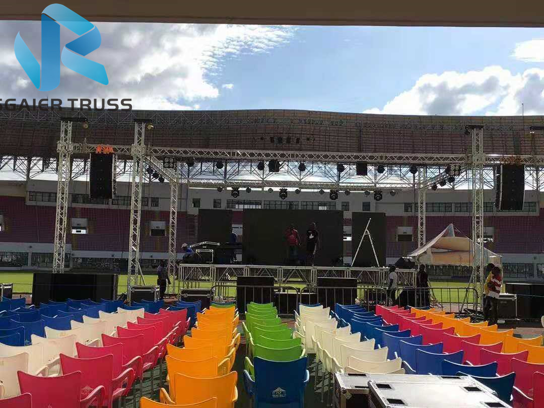 Non Toxic Aluminum Roof Truss For Line Array / Exhibition Easily Set Up